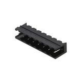 PCB plug-in connector, male header, open side, THT/THR solder connection, 5.08 mm, Number of poles: 16, 90°, Solder pin length (l): 3.2 mm, tinned, black, Box