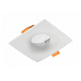 Spot luminaire housing ALESSIO, IP54, square, white