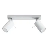 CEILING LAMP RING 2 WHITE GU10 2X40W IP20