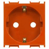 Socket with higher protection cover orange 16A