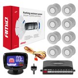 Parking assistant system LED-GRAF 8 sensor silver