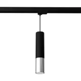 HANGING LAMP FOR 3-PHASE TRACK LOOPEZ BLACK/CHROME GU10 4000K 7W 530LM MYL.00009