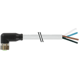 M8 female 90° with cable TPE 4x22AWG gy UL/CSA, ITC/PLTC 5m
