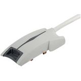 Plug 10A L1-N Gray 1m H05VVF