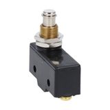 Plastic micro switch, K series, top push rod - metal plunger. M12 fixing head. Contacts 1NO/NC. Screw terminalsS
