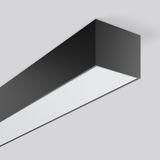 LESS IS MORE vario, 13 W, 1650 lm, 840, black, on/off Ceiling and wall