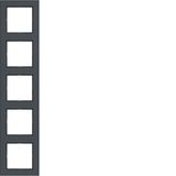 Cover frame 5-way, A.1, anthracite
