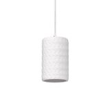 DECOR PLASTER TUBE PENDANT E27 WT OSRAM