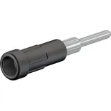 2 mm socket, solder connection, mounting Ø 3.9 mm, black, 63.9318-21