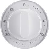 Centre plate for mechanical timer, R.1/R.3, p. white glossy