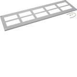 Perforated closing plate, Univers, IP54, CL1, 1350x400 mm