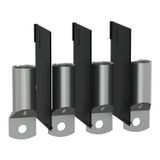 crimp lugs for copper cable with interphase barriers, 240 mm², TransferPacT, Frame 630 A,4P, set of 4