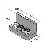 Interface for CANopen   BL20-GWBR-CANOPEN