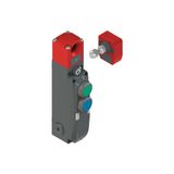 NG series safety switch with lock and integrated control devices, with actuator