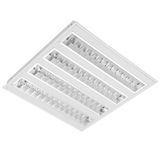 MODUS IS recessed into module  625, square A , mat AL louvre, 4x LED 840, DALI NONSELV , ISODOM5