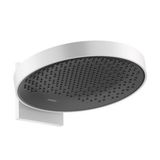 Rainfinity 360 1jet overhead shower, wall-mounted, matt white