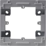 1P surface-mounted box - silver