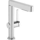 Finoris 230 2jet basin mixer with pull-out shower, with push-open, chrome