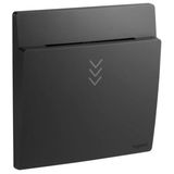 Mallia Senses - 1 gang RFID keycard -230 volts - Matt Black
