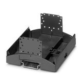 BC 107,6 UT HBUS GY W/ORG CLP - Mounting base housing