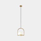 Pendant Coco Single E14 7W Painted gold