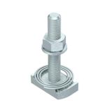 MS41HBF M10x60ZL hammer head screw with spring for profile rail MS4121/4141