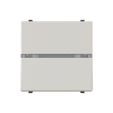 Push-button, SP without symbol, with indicator LED - 2M - Dune