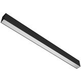 MODUS HL5000, lenght 1485mm, LED 840, prizma cover, pendant, direct, to row - start part, black
