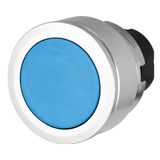 Push-button, flush-mount,  maintained, blue