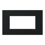 Frame - 1-gang / 4-modules - Niessen logo - S - Matt Black