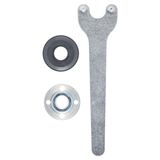 3-piece clamping element set for small angle grinders