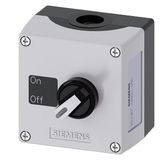 Enclosure for command devices, 22 mm, round