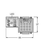 Field-Wireable Connector Sub-D Connector   FW-D9TLEDKU9PG-W-FC-ME-SH-8.5