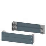 Base corner pieces with cover H: 200 mm W: 800 mm