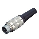 Field attachable connector, M16