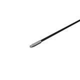 E32 1460C Fiber optic sensor head, diffuse, cylindrical axial, diameter 3 mm, R1 flexible fiber, 2 m cable E32 1460C