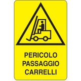 Rectangular danger sign - 330 x 500 mm