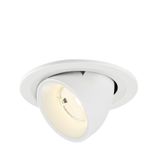 NUMINOS© GIMBLE S recessed ceiling lig 4000K 55ø IP20 rnd wh