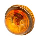Orange dome lens for pilot light