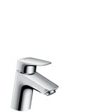 Logis 70 sink mixer with push-open, chrome