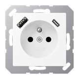 Socket fren/belg with USB type AC A1520F-15CAWWM