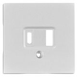 USB Type A+C Charging Port Cover, Silver