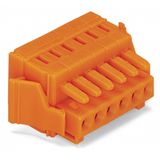 1-conductor female connector CAGE CLAMP® 1.5 mm² orange