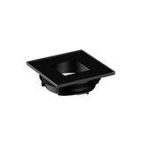 Cover plate, diffuser L 100 B 100 H 31 colour: black