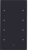 KNX glass sensor 4gang comf, intg bus coupling unit, KNX-TS sensor, gl