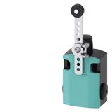 Position switch, metal encl. 56 mm wide, 1 NO/1 NC slow-action contacts