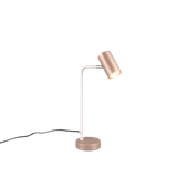 Marley table lamp GU10 coffee brown