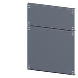 SIVACON, floor, closed, IP55, D: 600 mm, W: 400 mm, zinc-plated