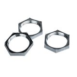 NTBN-M25-EMV zilverkleurig  Metalen metrische contramoer EMC