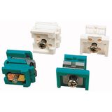 BEL01-E Fastening element for conductive connection, pre-mounted, green, 200pcs. loose parts in the box